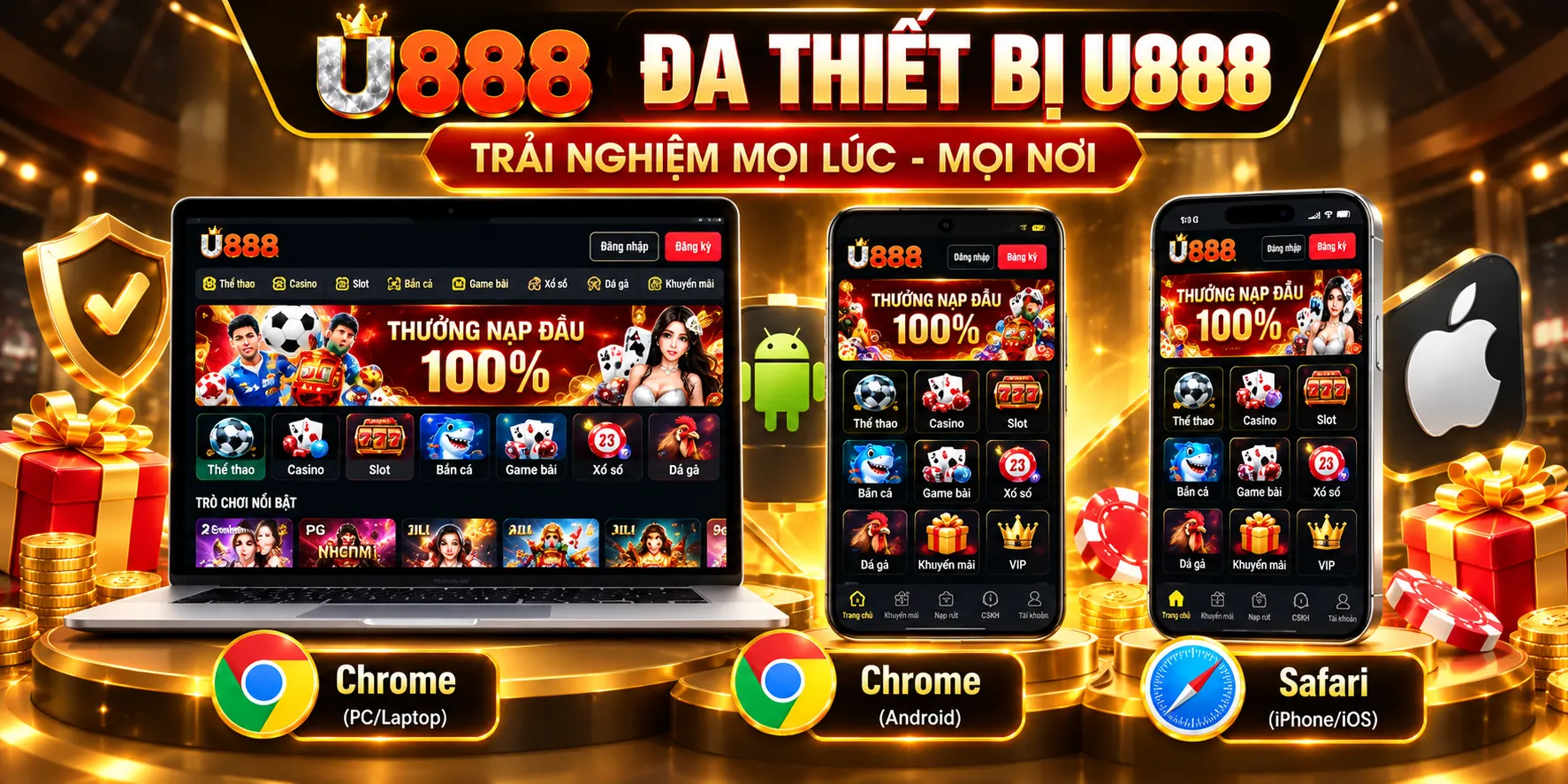 U888 20 U888 Hỗ Trợ Đa Thiết Bị
